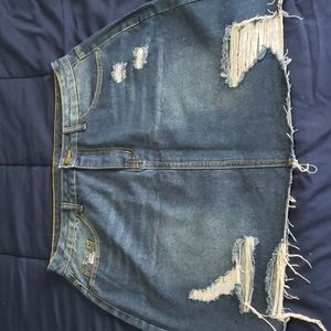 Denim skirt